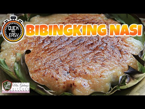 QUICK and EASY BIBINGKING NASI or BIBINGKANG MALAGKIT (Mrs.Galang's Kitchen S14 Ep4)