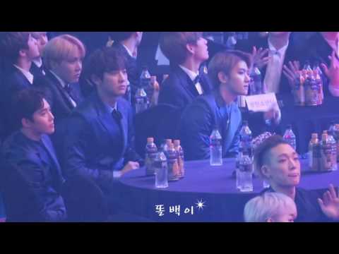170119_서울가요대상 exo 백현 수호 찬열 -( 불장난, 붐바야 )reaction