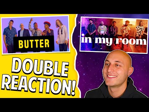 VoicePlay - 'BUTTER' (BTS cover) & 'IN MY ROOM' (The Beach Boys) acapella | reaction & analysis
