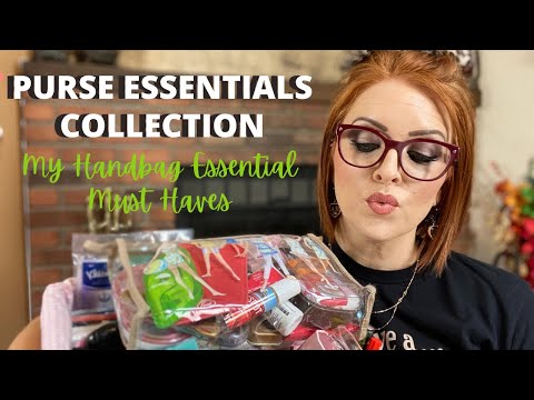 PURSE ESSENTIALS COLLECTION | WHAT'S IN MY BAG HANDBAG ESSENTIAL MUST HAVES