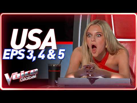 The Voice USA Season 27 | Episodes 3, 4 & 5 | ALL AUDITIONS RANKED