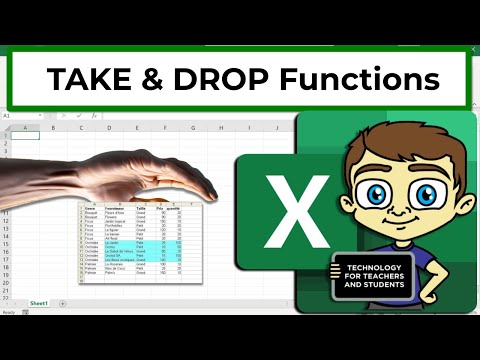 The Excel TAKE and DROP Functions