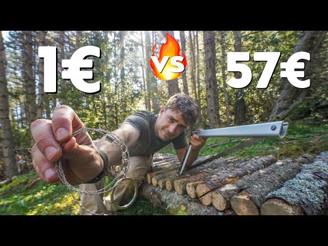 🌲 PROBANDO las SIERRAS Mas FAMOSAS de INTERNET  [construyendo una cama]*