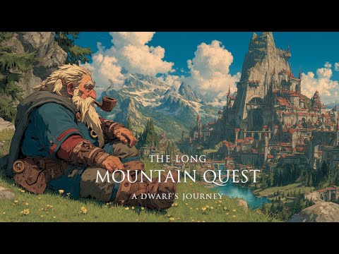 Fantasy Medieval Music for Focus & Calm | The Dwarf’s Long Mountain Journey