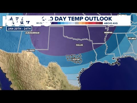Austin-area weather: January 12th evening weather update with Meteorologist Jordan Darensbourg