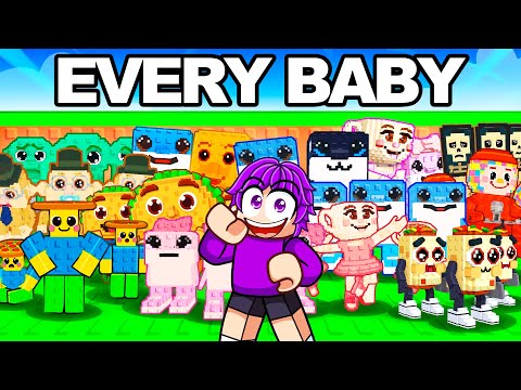 I STOLE EVERY BABY BRAINROT in Roblox Steal A Brainrot