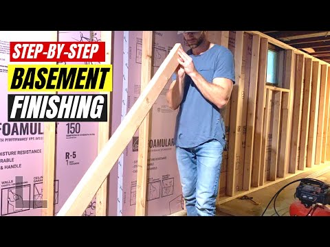 How to Finish a Basement From Start to Finish! (DIY Basement Renovation and Remodeling Guide)