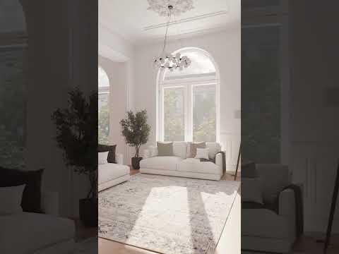 Clean interior shot with sunlight ⛅ Archviz Interior Rendering #archviz #3drender #cgi #interior