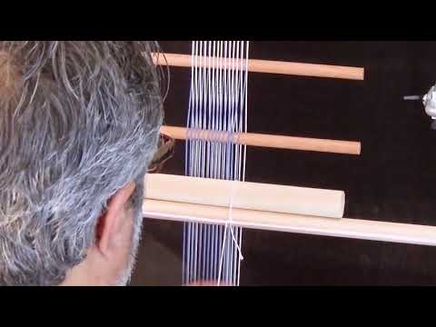 D   shed and heddle stick