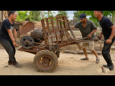 💡Journey to revive the "iron buffalo": Restoring the plow. "Taking care" of the "farmer's friend"
