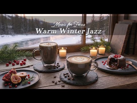 Warm Winter Jazz ☕ Smooth Piano Music for Focus, Work and a Calm Positive Mood
