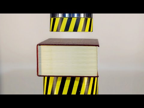 HYDRAULIC PRESS VS VERY THICK BOOKS