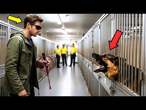 Blind Veteran Meets the Most Dangerous Retired Police Dog — What the Dog Did Next Shocks Everyone!