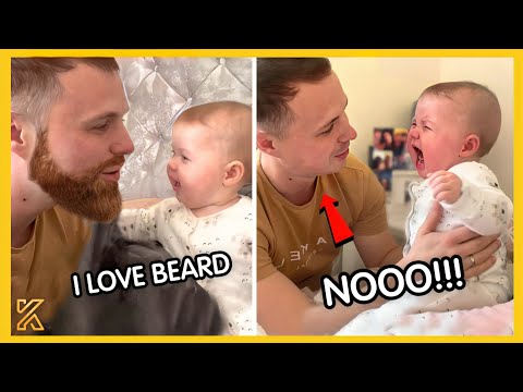 💕Babies React When Dads Shave Their Beards For The First Time Compilation | Kingdom Of Discovery
