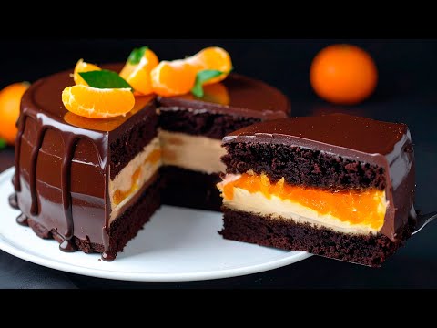 Festive Chocolate Cake with Mandarins – That Melts in Your Mouth