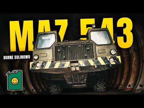 MAZ 543 Ogromny potwór! МАЗ 7310 "Ураган" - Zimowy Zlot Pojazdów Militarnych Lewizna Borne Sulinowo