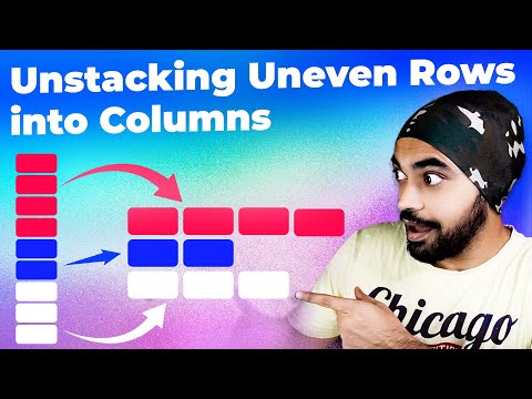 Unstack a Million Uneven Rows to Columns in Power Query