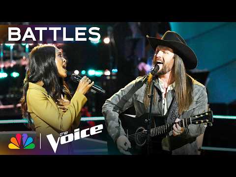 Country Duo Brings Raw Emotion to Coach Adam's Favorite Song | The Voice Battles | NBC