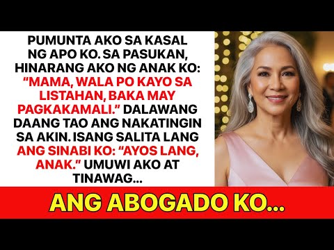 Pinahiya Ako ng Anak Ko sa Kasal ng Apo Ko: “Wala Ka sa Listahan”… At Nagbago ang Lahat