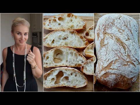 AWESOME NO-KNEAD Ciabatta - YouTube removed my Ciabatta