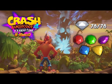 Crash Bandicoot 4 N. Hanced (Mod) - 100% walkthrough (All gems)