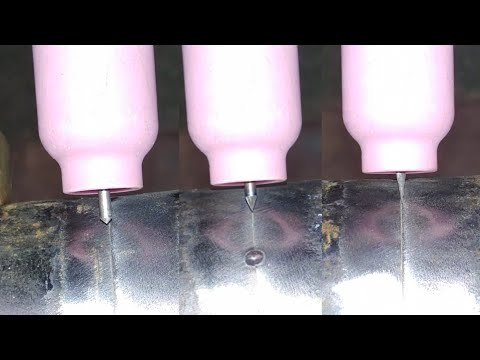 Effect of tungsten grinding angle on pipe TIG welding