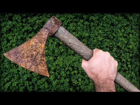 Antique Hatchet Restoration. Third Time's a Charm!