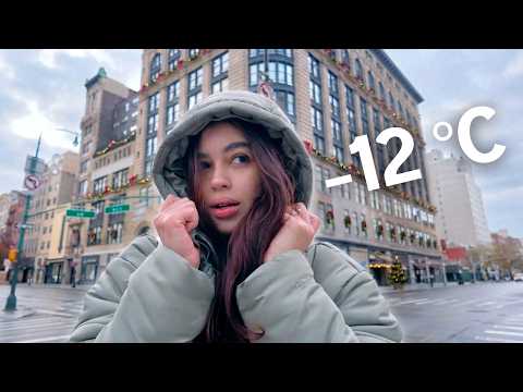 24h encarando o frio EXTREMO de nova vork! | VLOGMAS 6