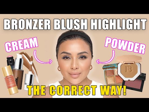 The ONLY Bronzer Blush Highlighter Tutorial You Need