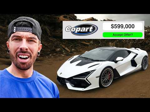 ATTEMPTING TO SELL MY WRECKED LAMBORGHINI TO COPART