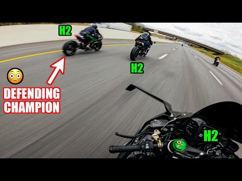 World's QUICKEST Ninja H2's Battle It Out 😤 | Hayabusa, S1000rr, R1, RSV4, ZX10r, Paingale V4R