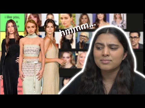 ranking nepo babies solely based on their responses to being called nepo babies