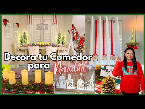 DECORA tu COMEDOR para NAVIDAD 2025 / Dining room Christmas Decor