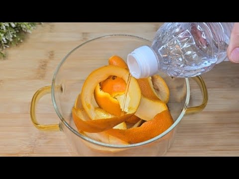 Just add vinegar to the orange peels 😱 and you will thank me forever