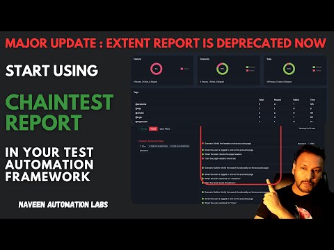 ChainTest Report With Selenium + TestNG || Depreciation of ExtentReport