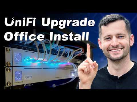 Full Tutorial on a Small Business Office Network Rack Upgrade - How to Install Ubiquiti UniFi Gear