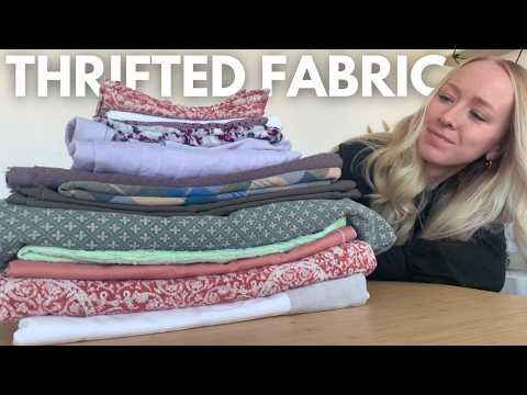 How to Find THRIFTED Fabric: Tips, Tricks & My Haul