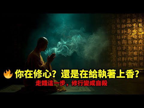 你不是在“修心”，是在“給執著上香”！〈金剛經〉〈壇經〉的終極警告：走錯這一步，修行等於“自殺”！| 靈性優越感 | 打坐 | 念佛 | 看見自己 | 空性 | 靜坐 | 禪修 | 佛法 | 六祖慧能