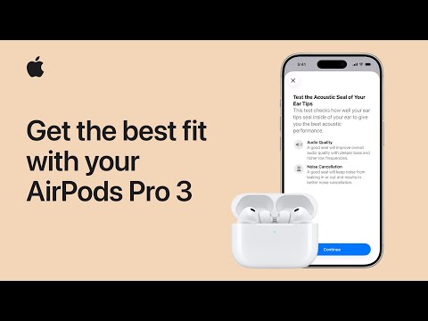 How to get the best fit with your AirPods Pro 3 | Apple Support