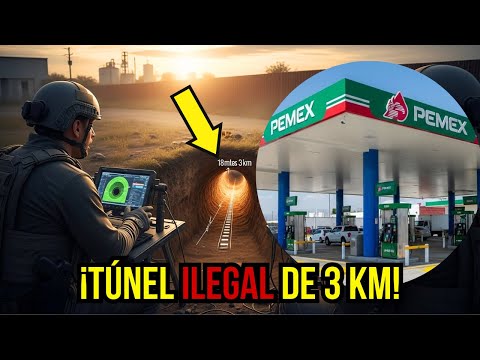 TÚNEL DE 3 KM CONECTADO DIRECTO A PEMEX REVELA EL ROBO DE COMBUSTIBLE MÁS SOFISTICADO DE LA HISTORIA