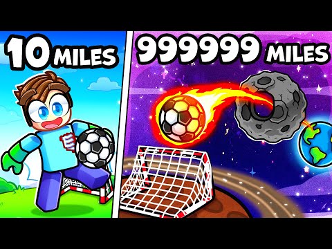 Scoring Worlds LONGEST GOAL from SPACE!