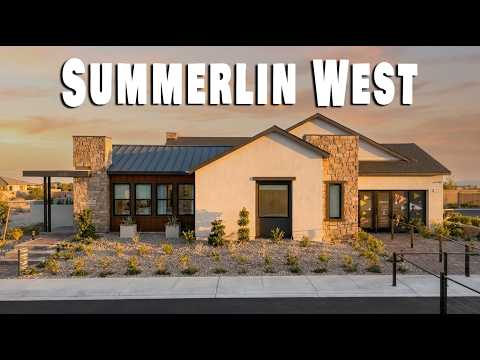 Inside a $1.6M Modern Las Vegas Dream Home | Rare Courtyard Model Tour!