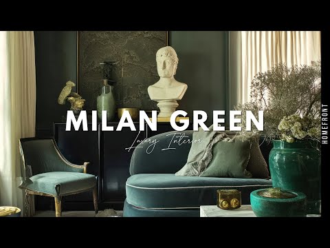 Create a Stylish Milan Green Interior: Elegant Home Decor Inspiration & Modern Design