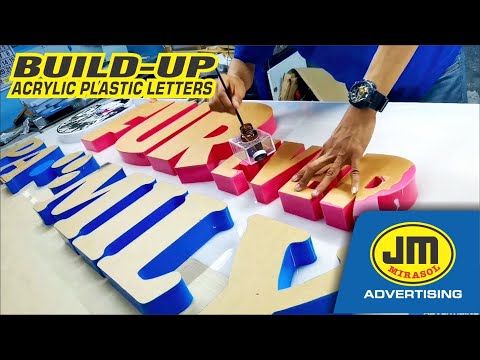 Build-up Acrylic Plastic Letters | JM Mirasol Advertising