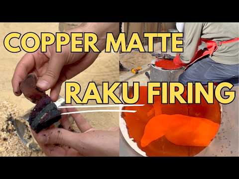 Raku Firing Animal Figurines with Copper Matte Glaze