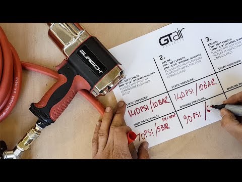 Supercharge your air compressor tools for cheap - Working Pressure & Air tool setup