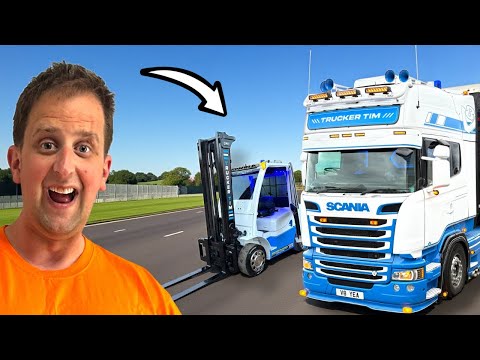 COLLECTING MY FULLY CUSTOMISED FORKLIFT TRUCK | #truckertim