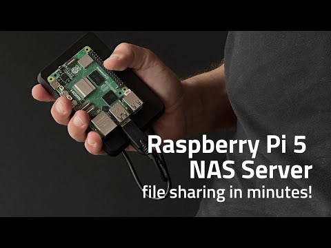 Turning your Raspberry Pi 5 into a NAS server | file sharing in minutes!