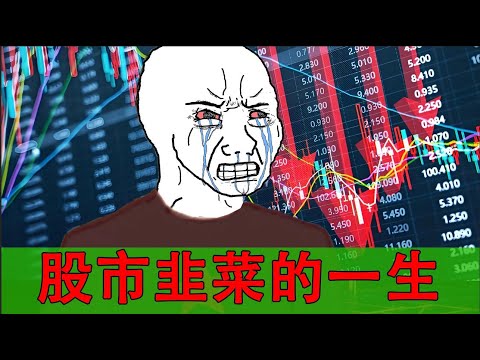 股市韭菜的一生｜猴子不是悟空｜wojak｜