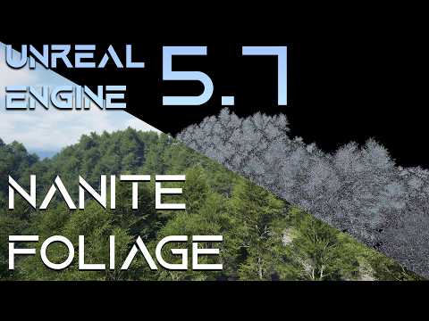 Nanite Vegetation in Unreal Engine 5.7 | Generate & Populate Trees Easily